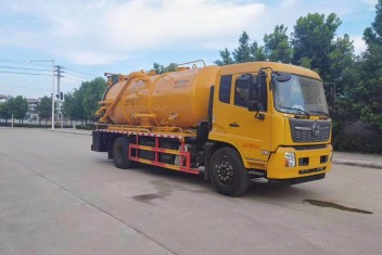 （13方）國(guó)六東風(fēng)天錦一體罐清洗吸污車